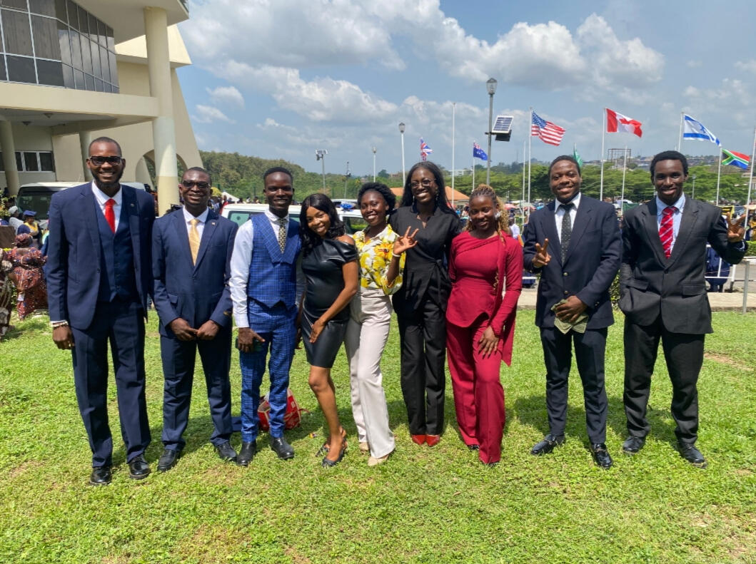 The ALOE Team. L- R: Big Smoke, Ayomide, Ayokorede, Abigail, Moye Mide, Damilola, Chidi, Ola, Yinka